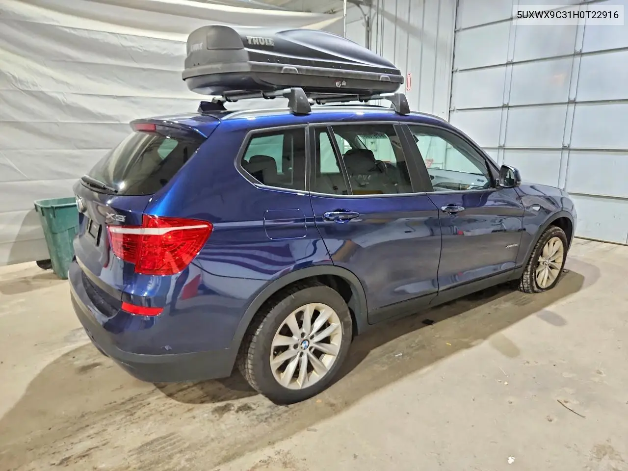 2017 BMW X3 xDrive28I VIN: 5UXWX9C31H0T22916 Lot: 61167006
