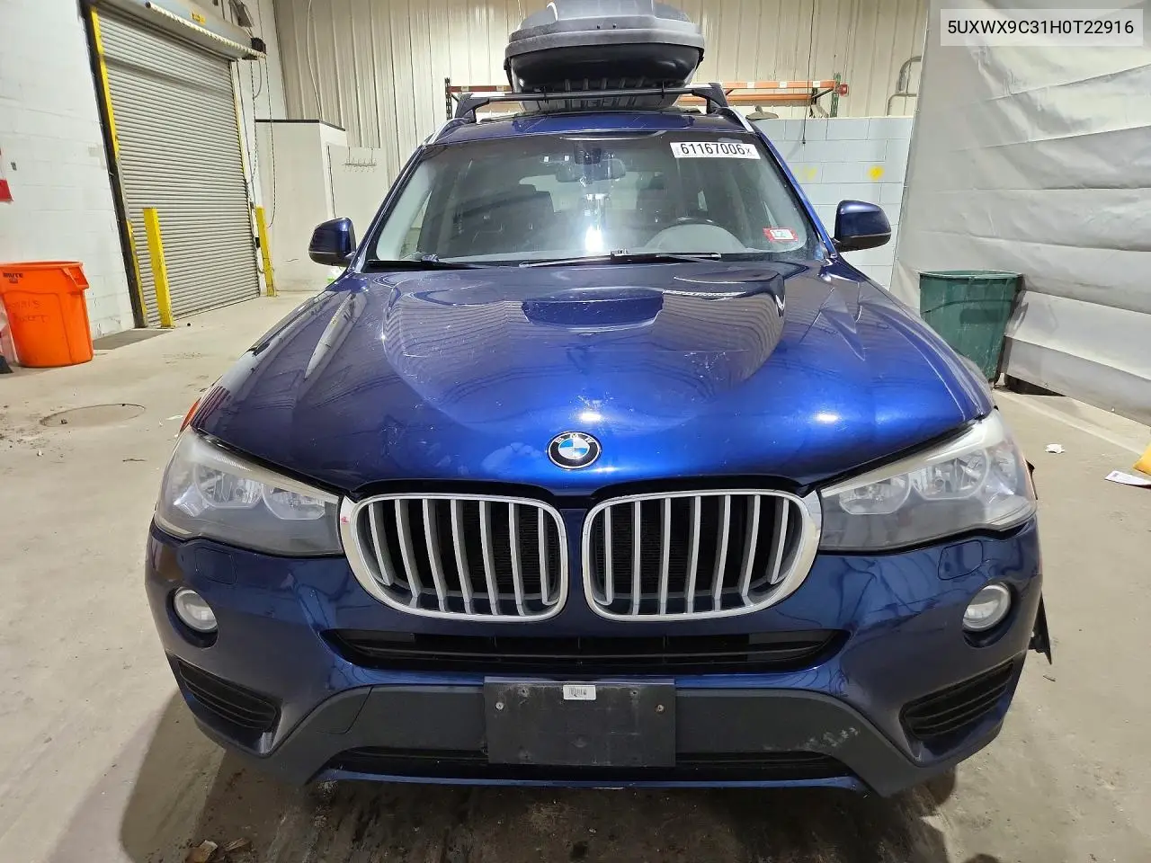 2017 BMW X3 xDrive28I VIN: 5UXWX9C31H0T22916 Lot: 61167006