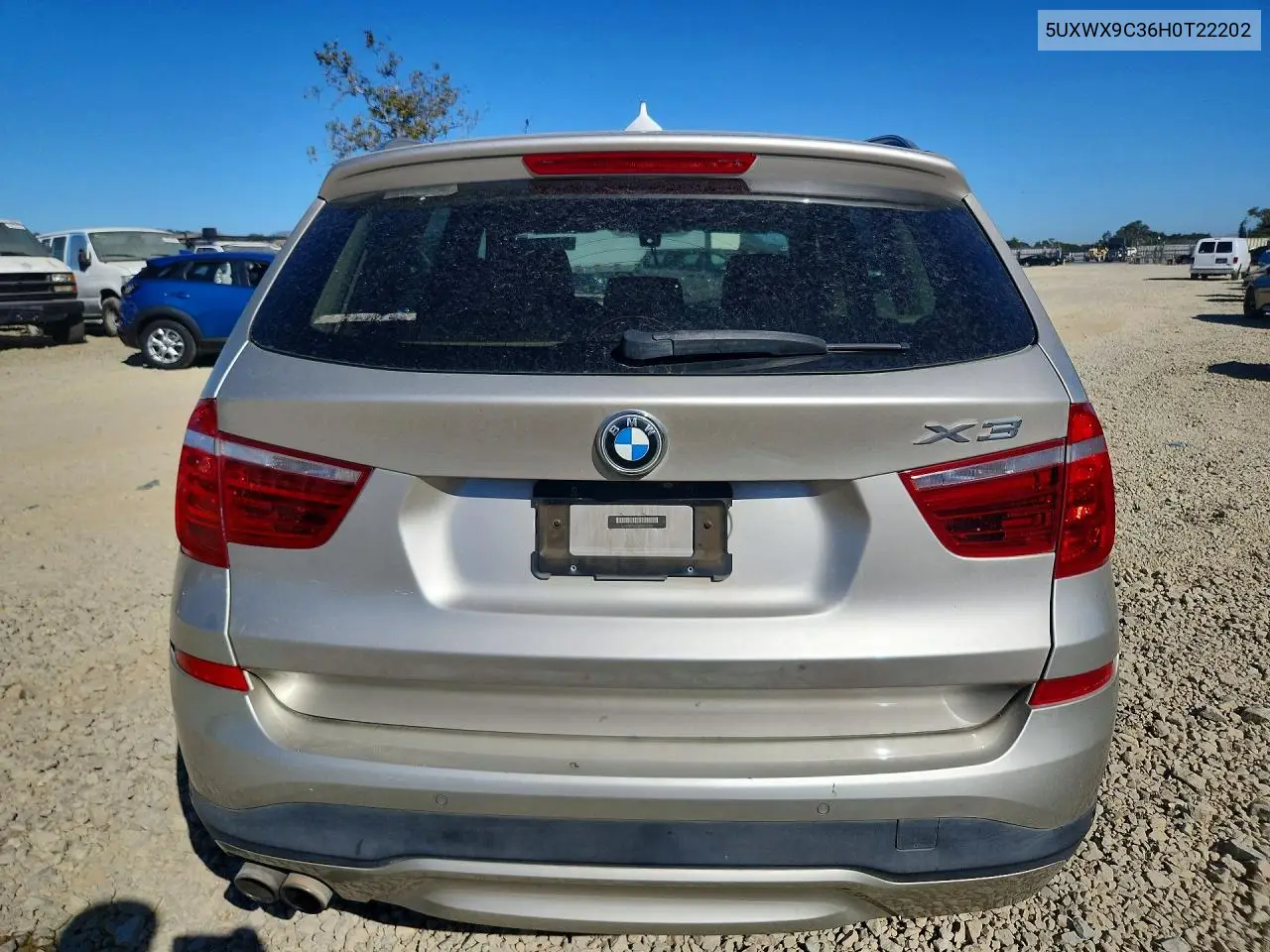 2017 BMW X3 xDrive28I VIN: 5UXWX9C36H0T22202 Lot: 61188196