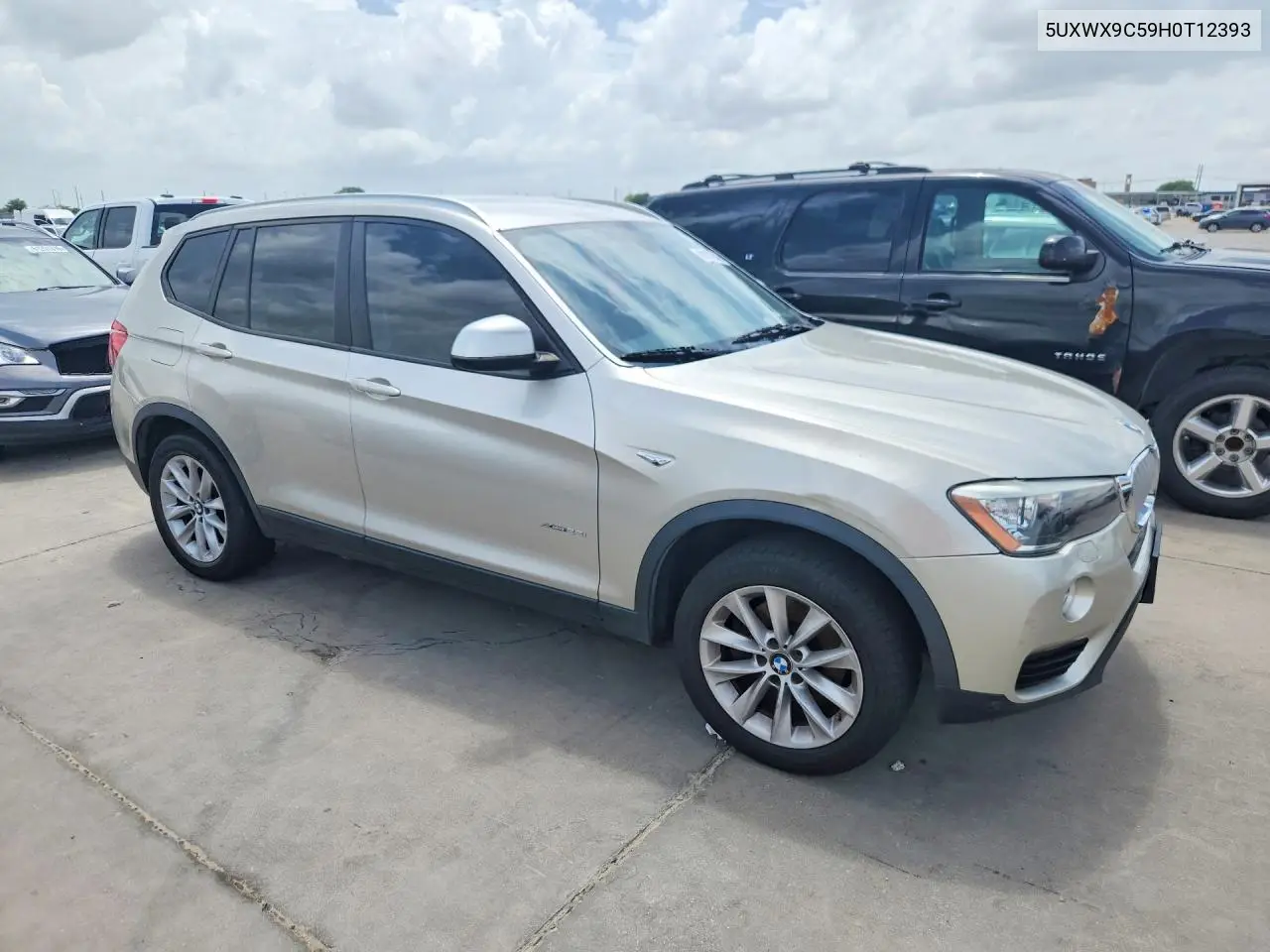 2017 BMW X3 xDrive28I VIN: 5UXWX9C59H0T12393 Lot: 61237846