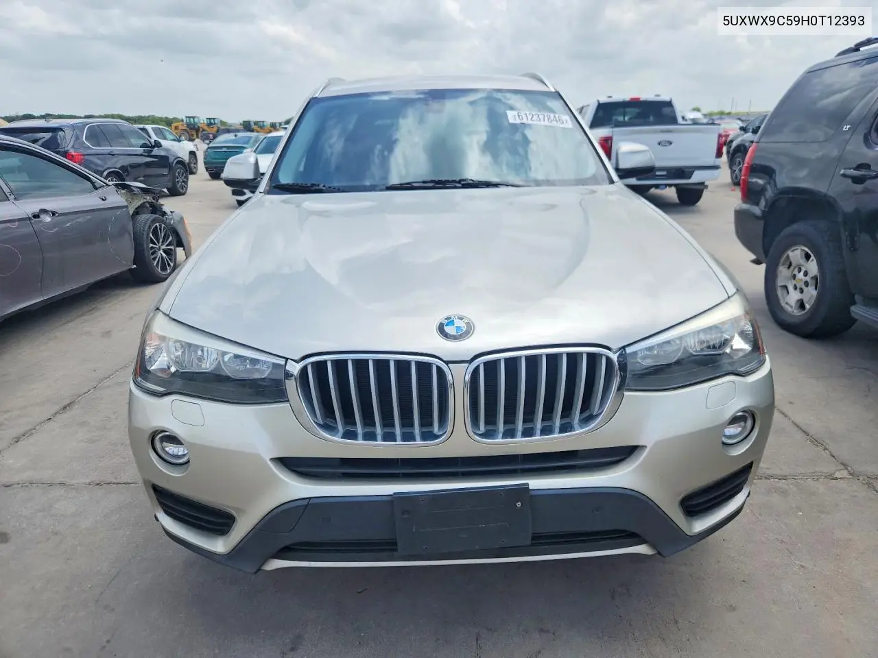 2017 BMW X3 xDrive28I VIN: 5UXWX9C59H0T12393 Lot: 61237846