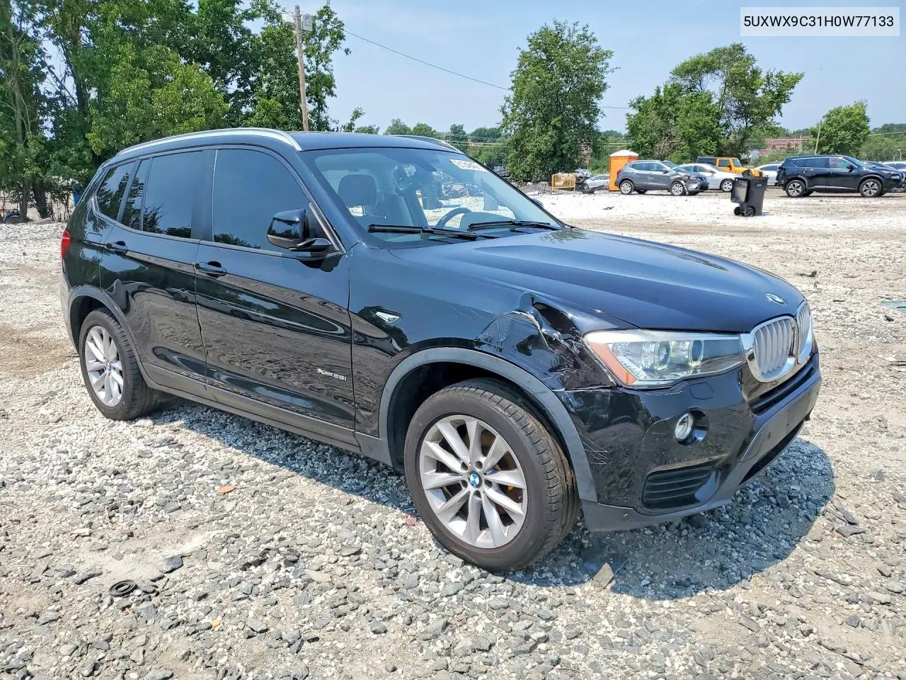 2017 BMW X3 xDrive28I VIN: 5UXWX9C31H0W77133 Lot: 61246456