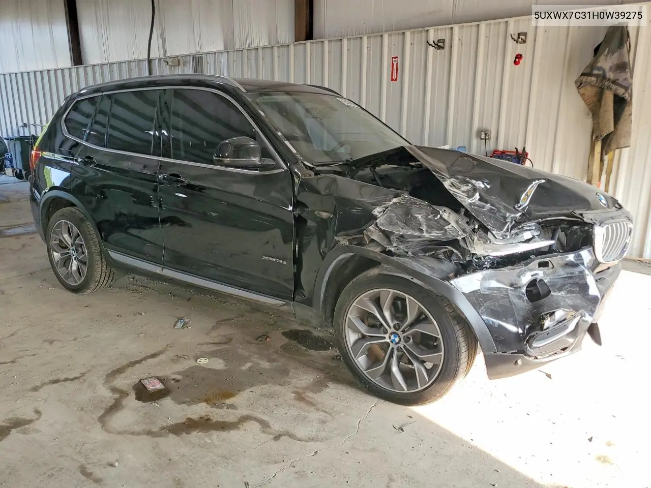 2017 BMW X3 xDrive35I VIN: 5UXWX7C31H0W39275 Lot: 61303686