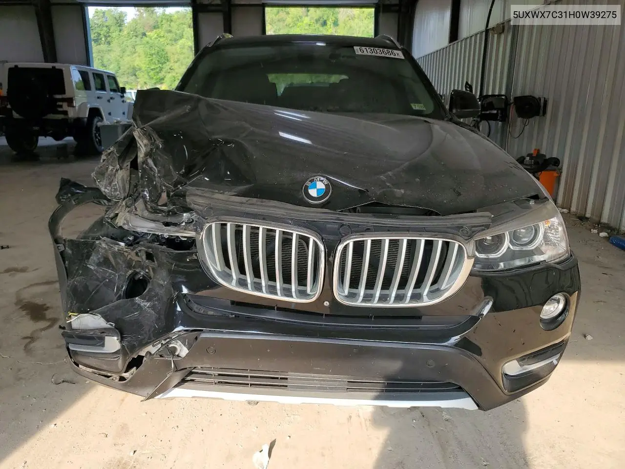2017 BMW X3 xDrive35I VIN: 5UXWX7C31H0W39275 Lot: 61303686