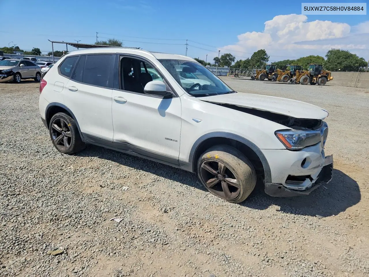 5UXWZ7C58H0V84884 2017 BMW X3 Sdrive28I