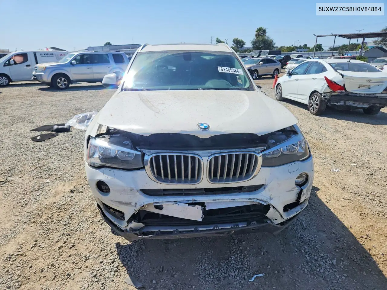 5UXWZ7C58H0V84884 2017 BMW X3 Sdrive28I