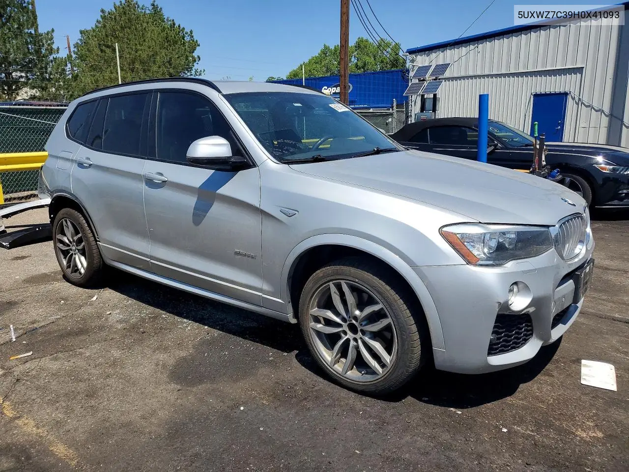 2017 BMW X3 Sdrive28I VIN: 5UXWZ7C39H0X41093 Lot: 61591796