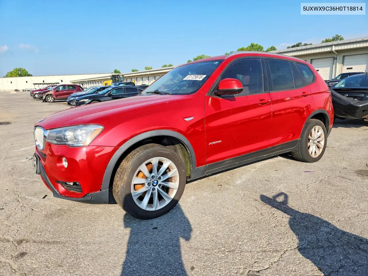 2017 BMW X3 xDrive28I VIN: 5UXWX9C36H0T18814 Lot: 61729976