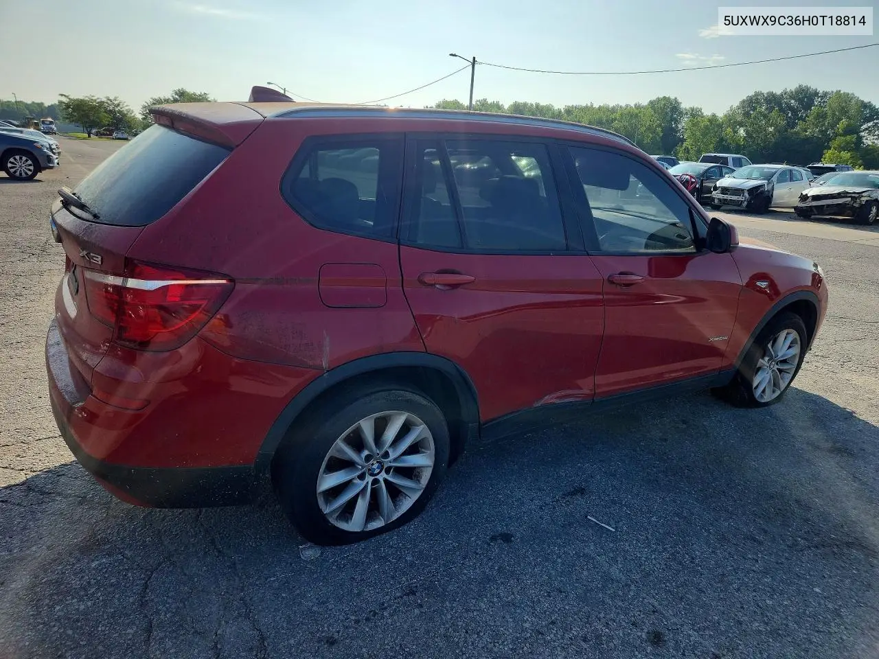 2017 BMW X3 xDrive28I VIN: 5UXWX9C36H0T18814 Lot: 61729976