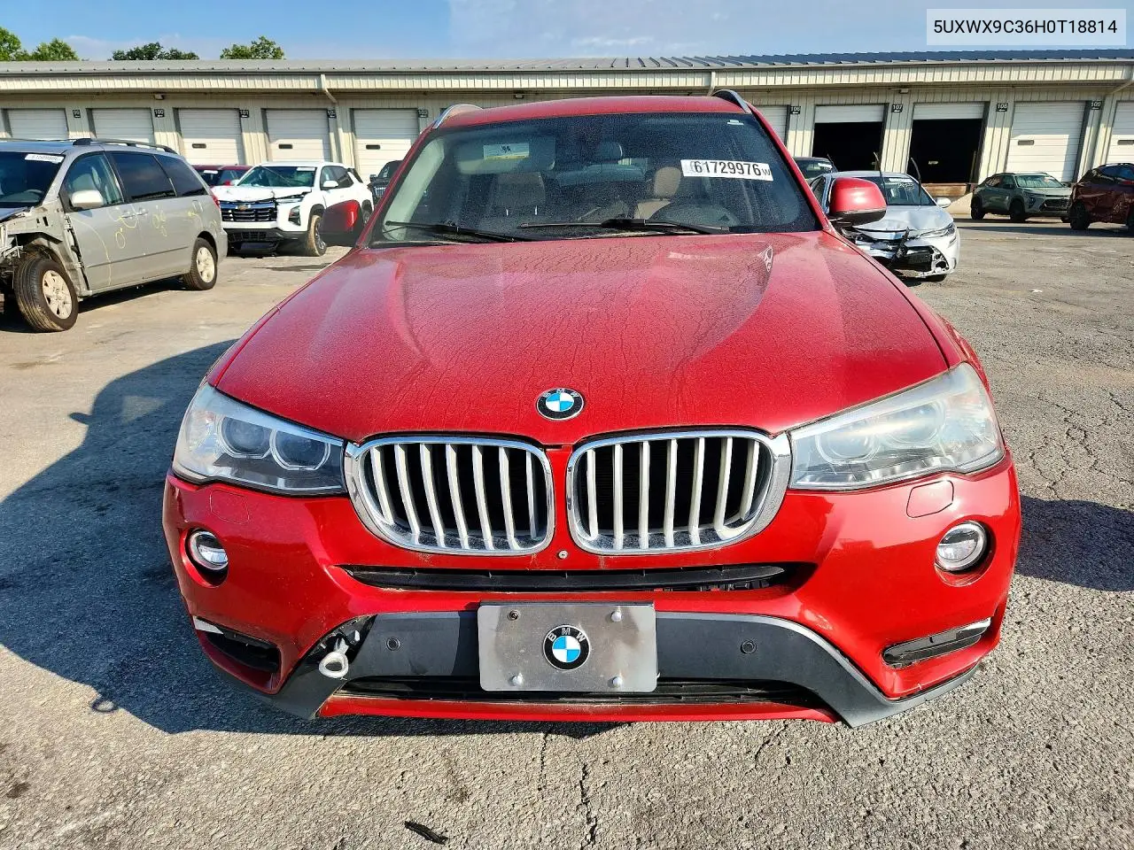 2017 BMW X3 xDrive28I VIN: 5UXWX9C36H0T18814 Lot: 61729976