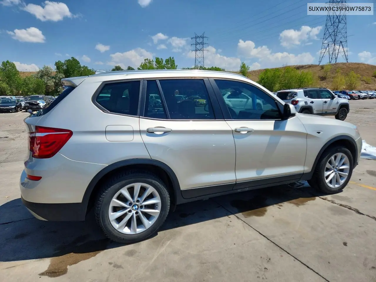 2017 BMW X3 xDrive28I VIN: 5UXWX9C39H0W75873 Lot: 61937906