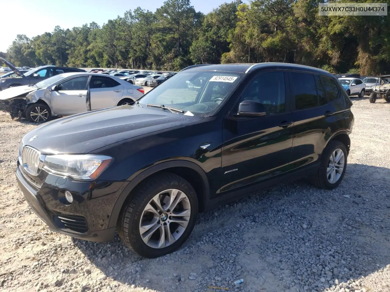 5UXWX7C33H0U44374 2017 BMW X3 xDrive35I
