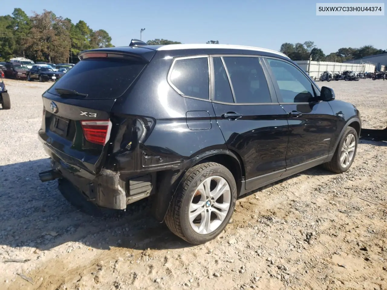 5UXWX7C33H0U44374 2017 BMW X3 xDrive35I