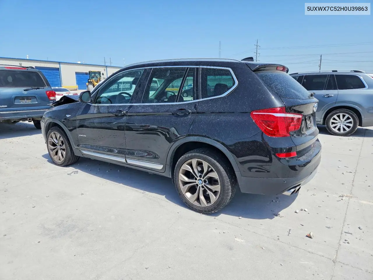 2017 BMW X3 xDrive35I VIN: 5UXWX7C52H0U39863 Lot: 85769125