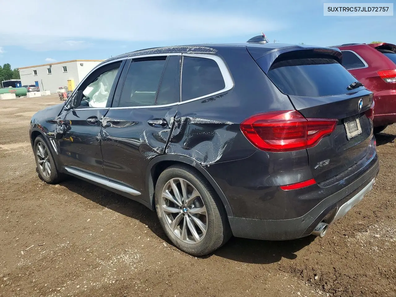 2018 BMW X3 xDrive30I VIN: 5UXTR9C57JLD72757 Lot: 56985486