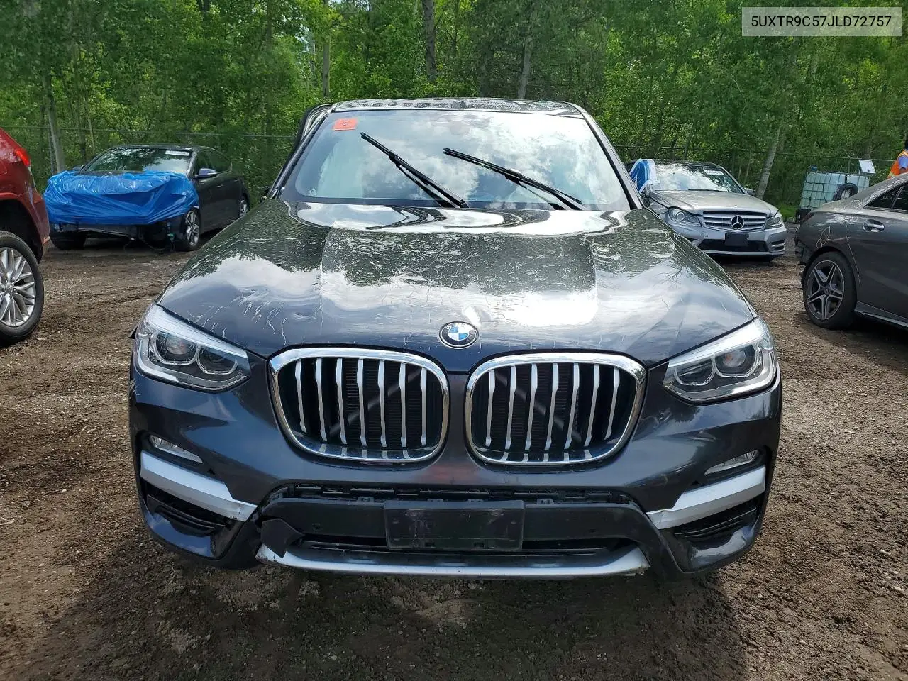 2018 BMW X3 xDrive30I VIN: 5UXTR9C57JLD72757 Lot: 56985486