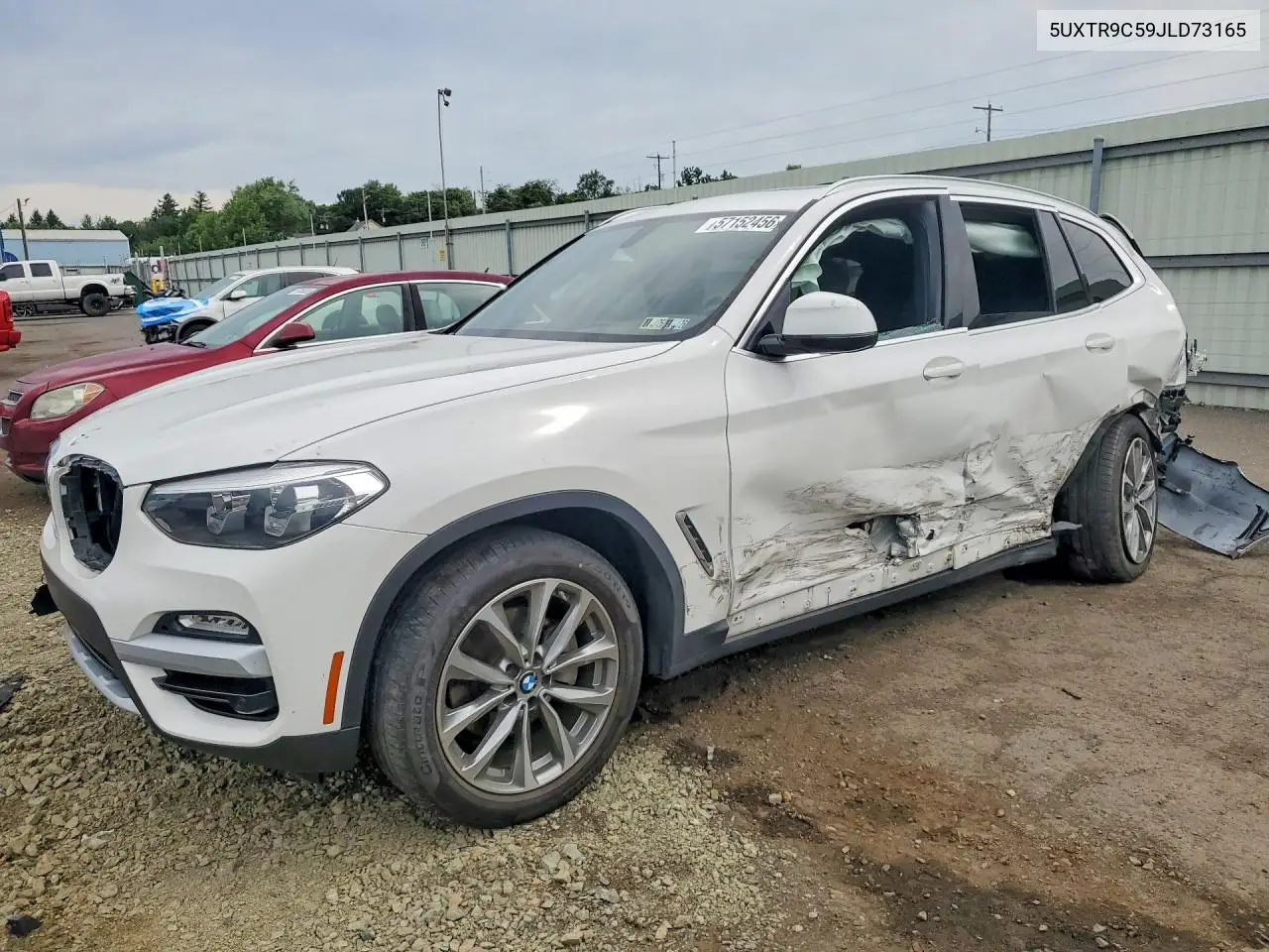 2018 BMW X3 xDrive30I VIN: 5UXTR9C59JLD73165 Lot: 57152456