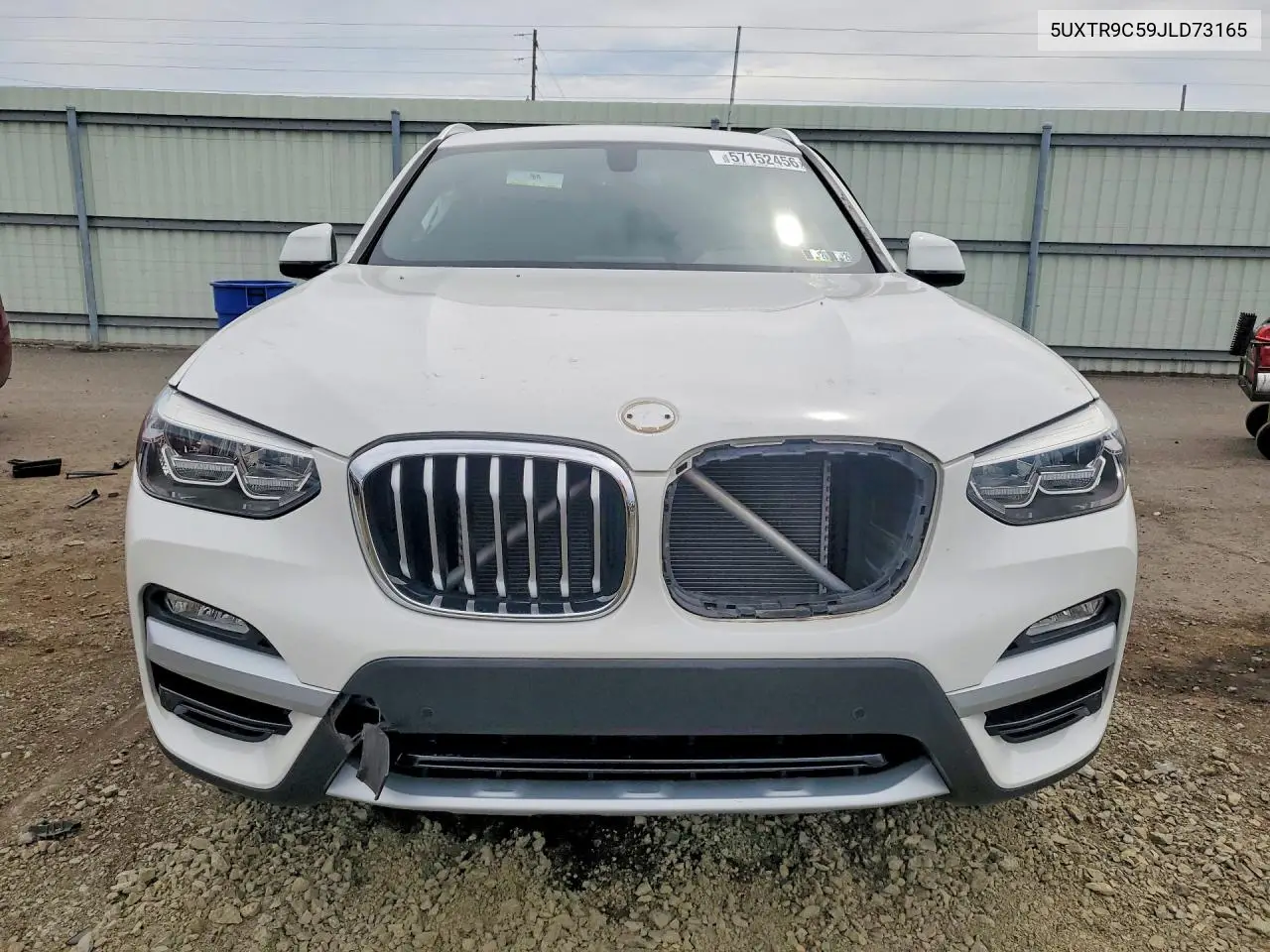 2018 BMW X3 xDrive30I VIN: 5UXTR9C59JLD73165 Lot: 57152456
