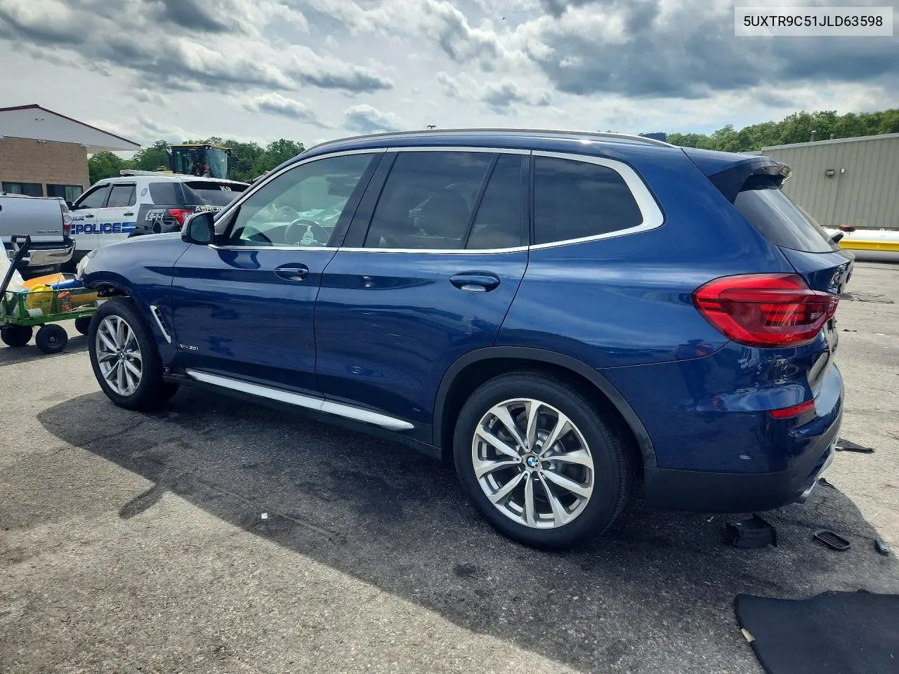 2018 BMW X3 xDrive30I VIN: 5UXTR9C51JLD63598 Lot: 57537396