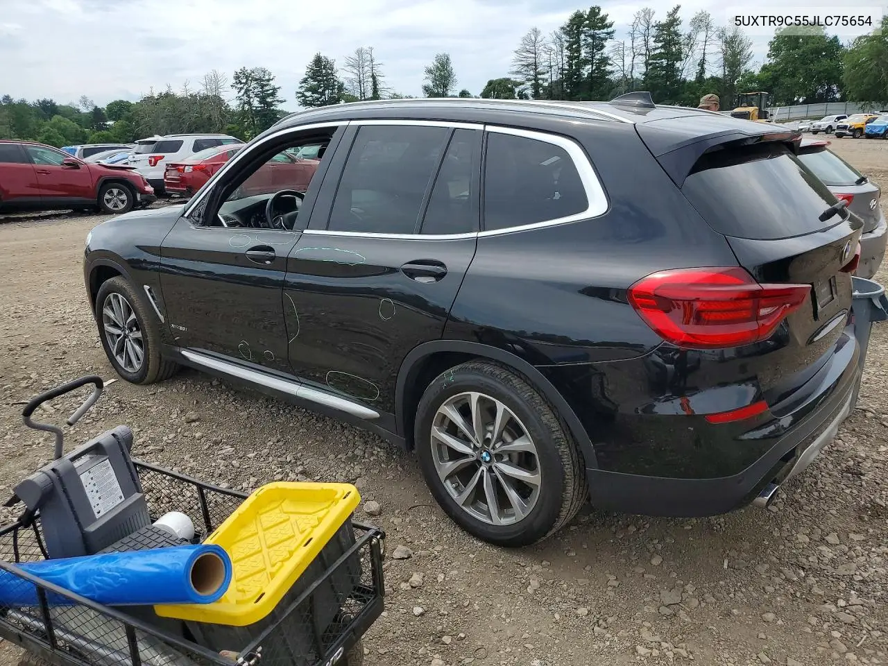 2018 BMW X3 xDrive30I VIN: 5UXTR9C55JLC75654 Lot: 58798016