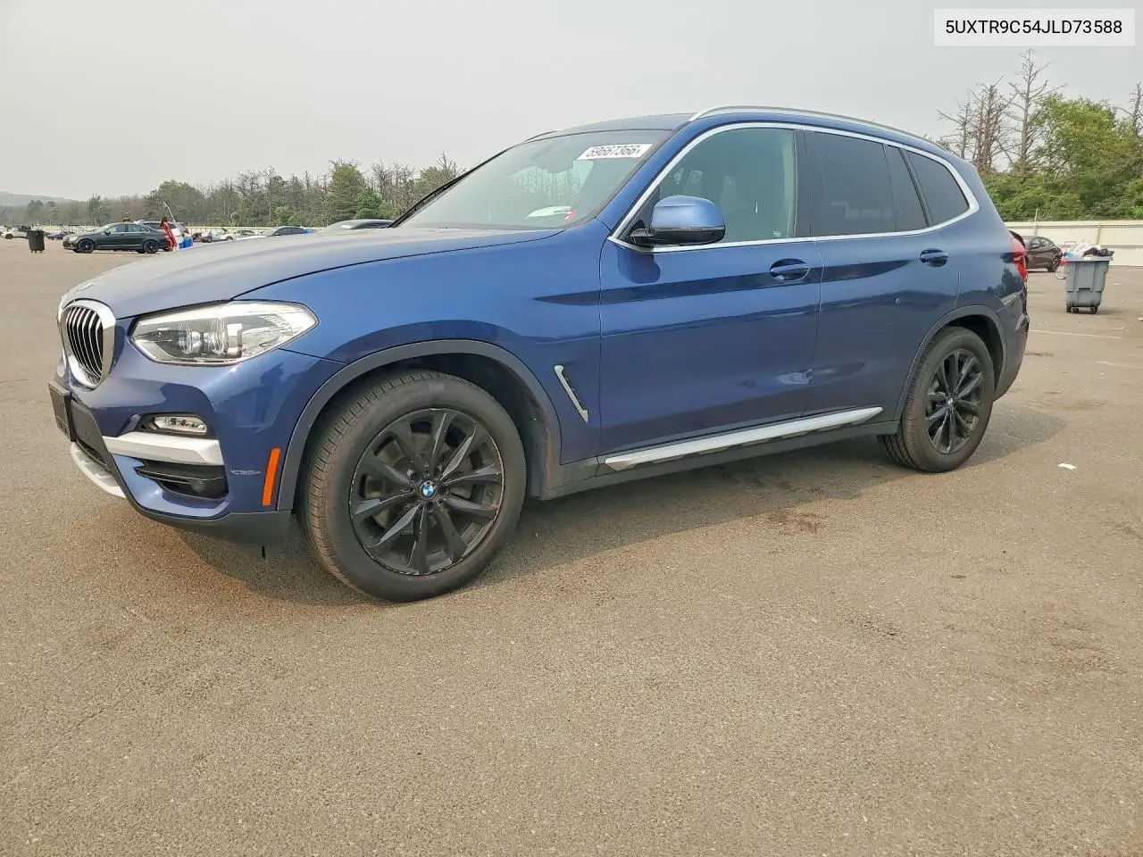 2018 BMW X3 xDrive30I VIN: 5UXTR9C54JLD73588 Lot: 59667366