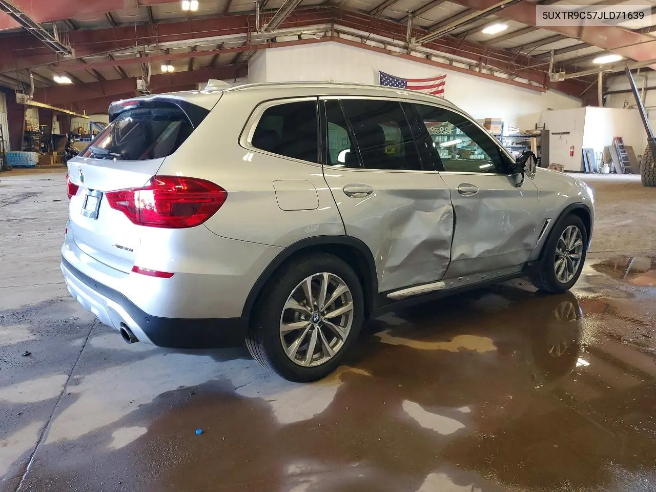 2018 BMW X3 xDrive30I VIN: 5UXTR9C57JLD71639 Lot: 60070036