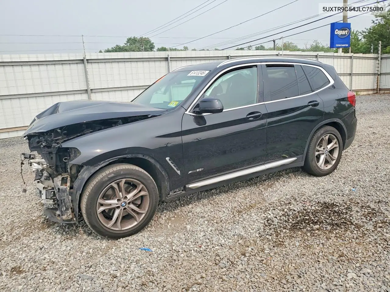 2018 BMW X3 xDrive30I VIN: 5UXTR9C54JLC75080 Lot: 61413246