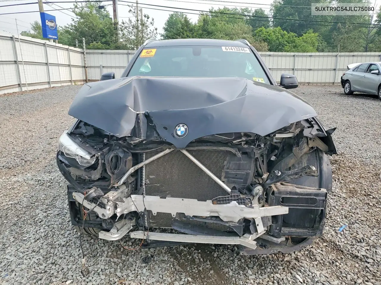 2018 BMW X3 xDrive30I VIN: 5UXTR9C54JLC75080 Lot: 61413246