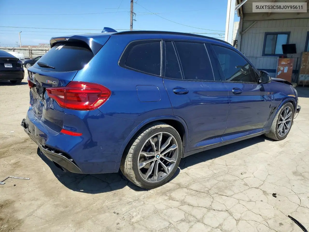 2018 BMW X3 xDrivem40I VIN: 5UXTS3C58J0Y95611 Lot: 62009786
