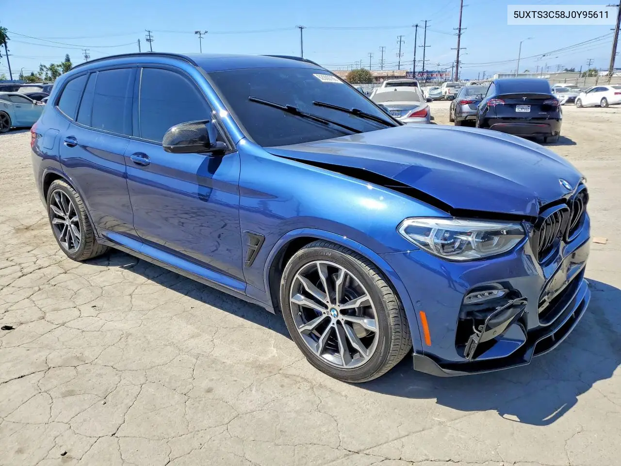 2018 BMW X3 xDrivem40I VIN: 5UXTS3C58J0Y95611 Lot: 62009786