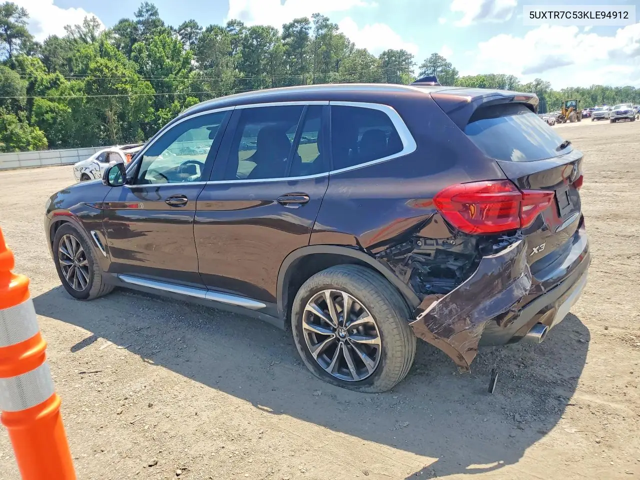 2019 BMW X3 Sdrive30I VIN: 5UXTR7C53KLE94912 Lot: 57223496