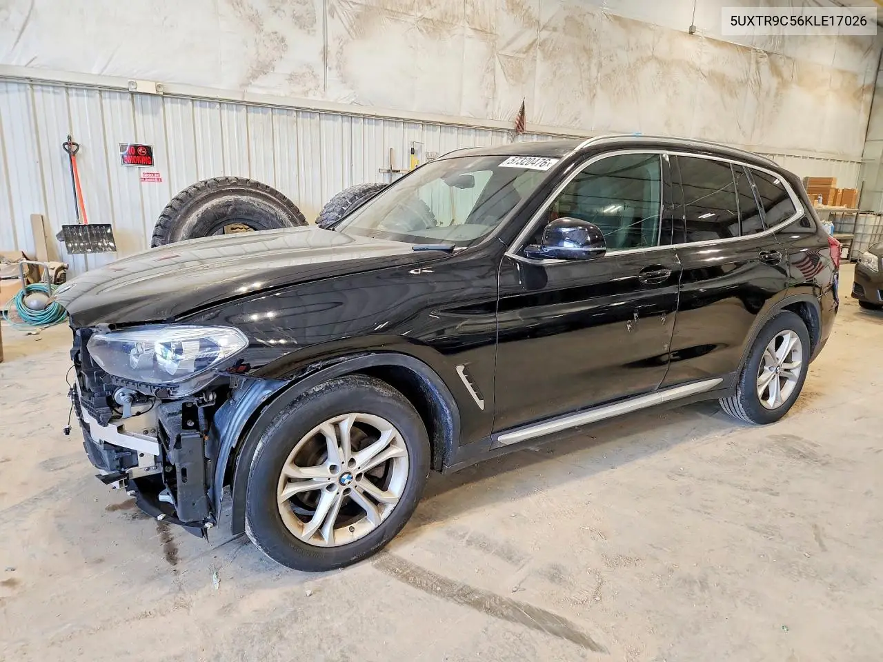 2019 BMW X3 xDrive30I VIN: 5UXTR9C56KLE17026 Lot: 57320476