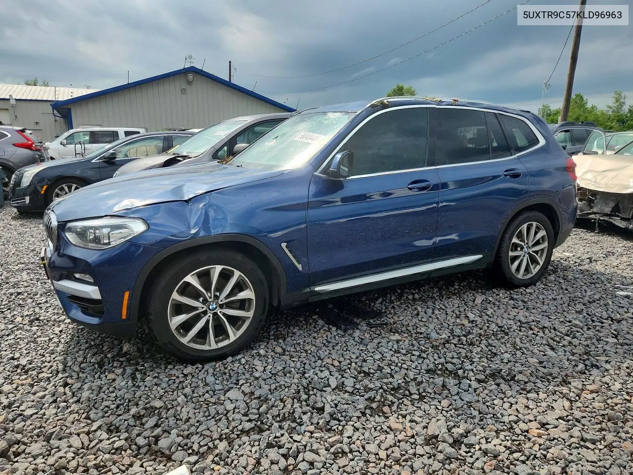 2019 BMW X3 3.0I VIN: 5UXTR9C57KLD96963 Lot: 58043446