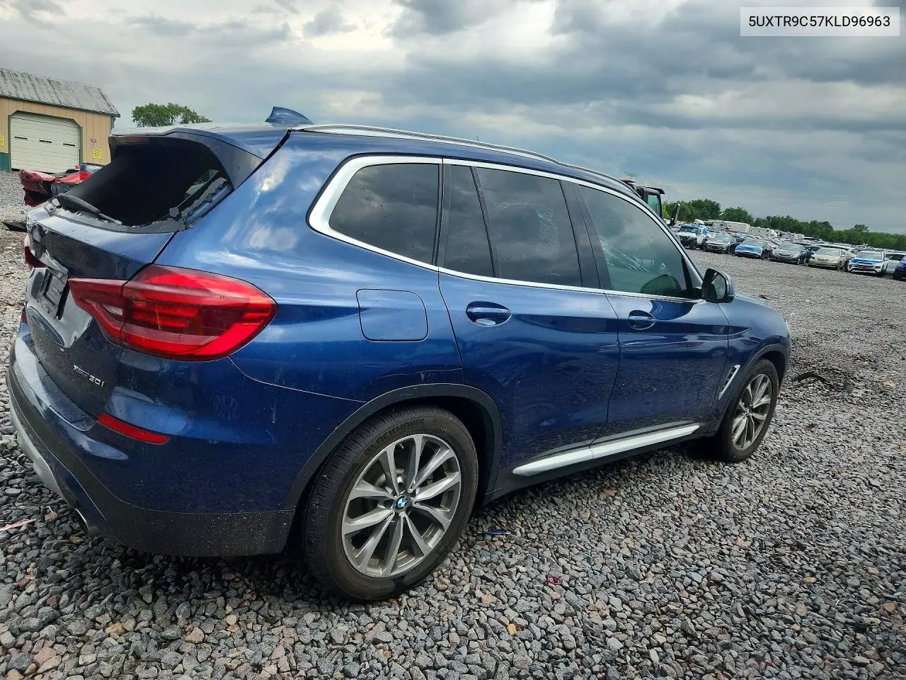 2019 BMW X3 3.0I VIN: 5UXTR9C57KLD96963 Lot: 58043446