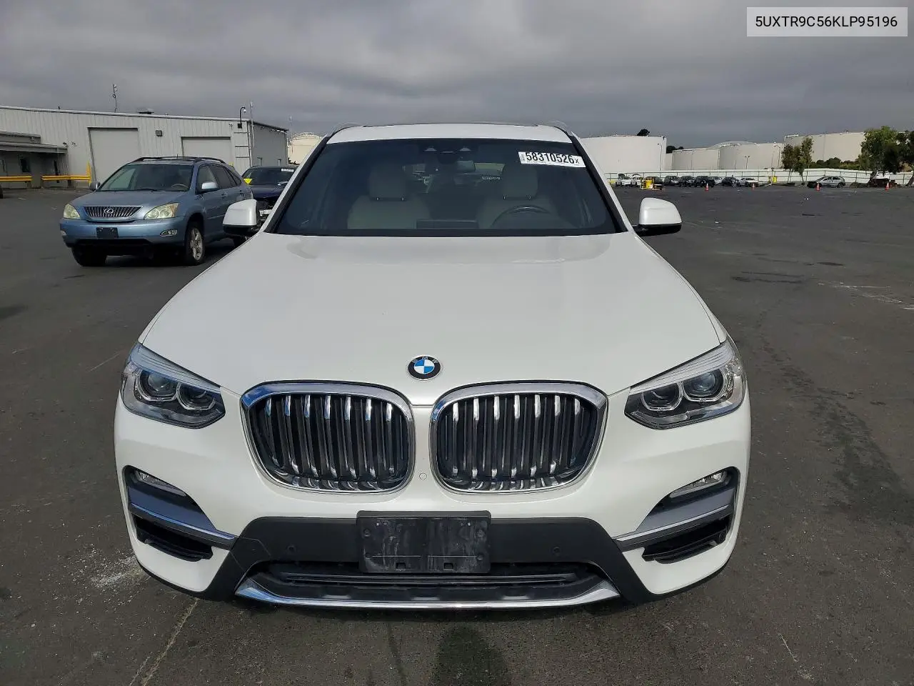 2019 BMW X3 xDrive30I VIN: 5UXTR9C56KLP95196 Lot: 58310526
