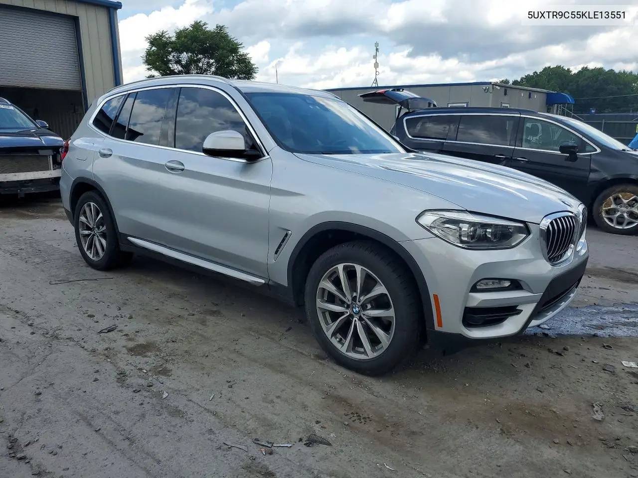 2019 BMW X3 xDrive30I VIN: 5UXTR9C55KLE13551 Lot: 58609676