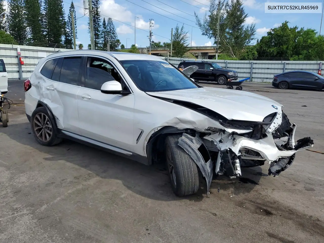 2019 BMW X3 Sdrive30I VIN: 5UXTR7C52KLR45969 Lot: 59342876