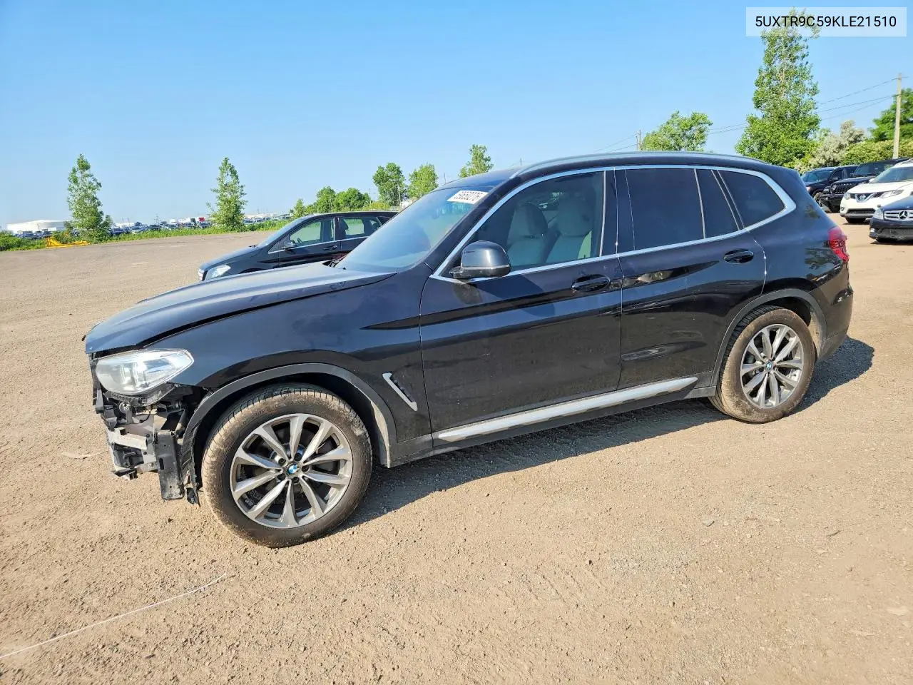 2019 BMW X3 xDrive30I VIN: 5UXTR9C59KLE21510 Lot: 59650276