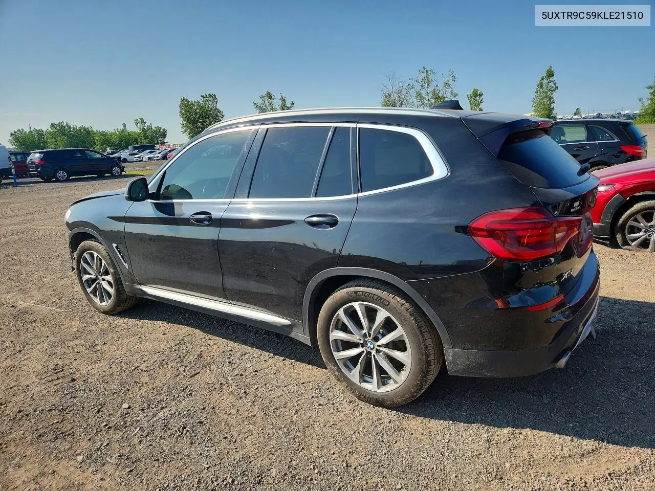 2019 BMW X3 xDrive30I VIN: 5UXTR9C59KLE21510 Lot: 59650276