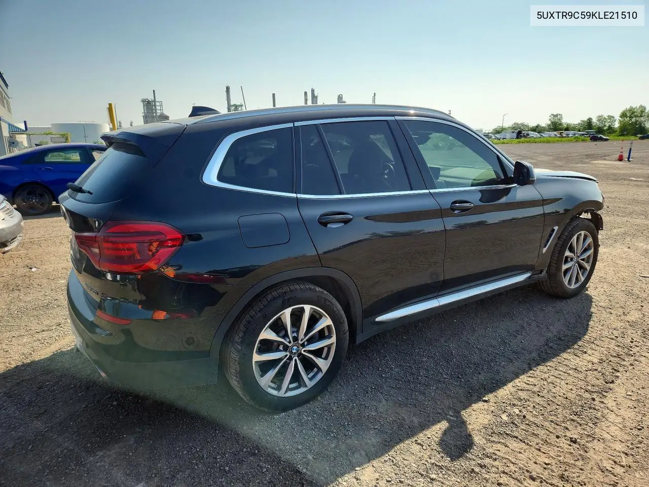 2019 BMW X3 xDrive30I VIN: 5UXTR9C59KLE21510 Lot: 59650276