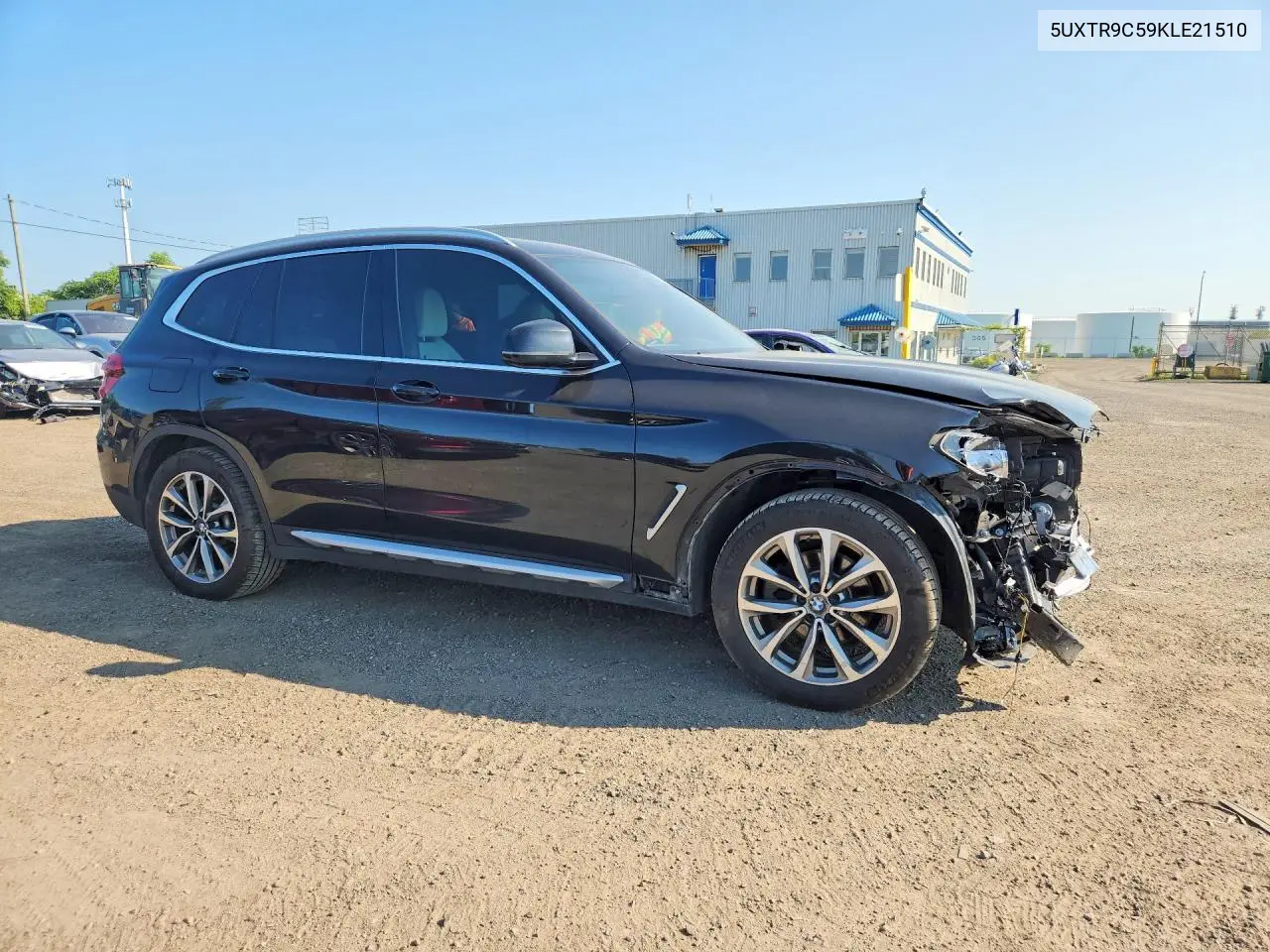 2019 BMW X3 xDrive30I VIN: 5UXTR9C59KLE21510 Lot: 59650276