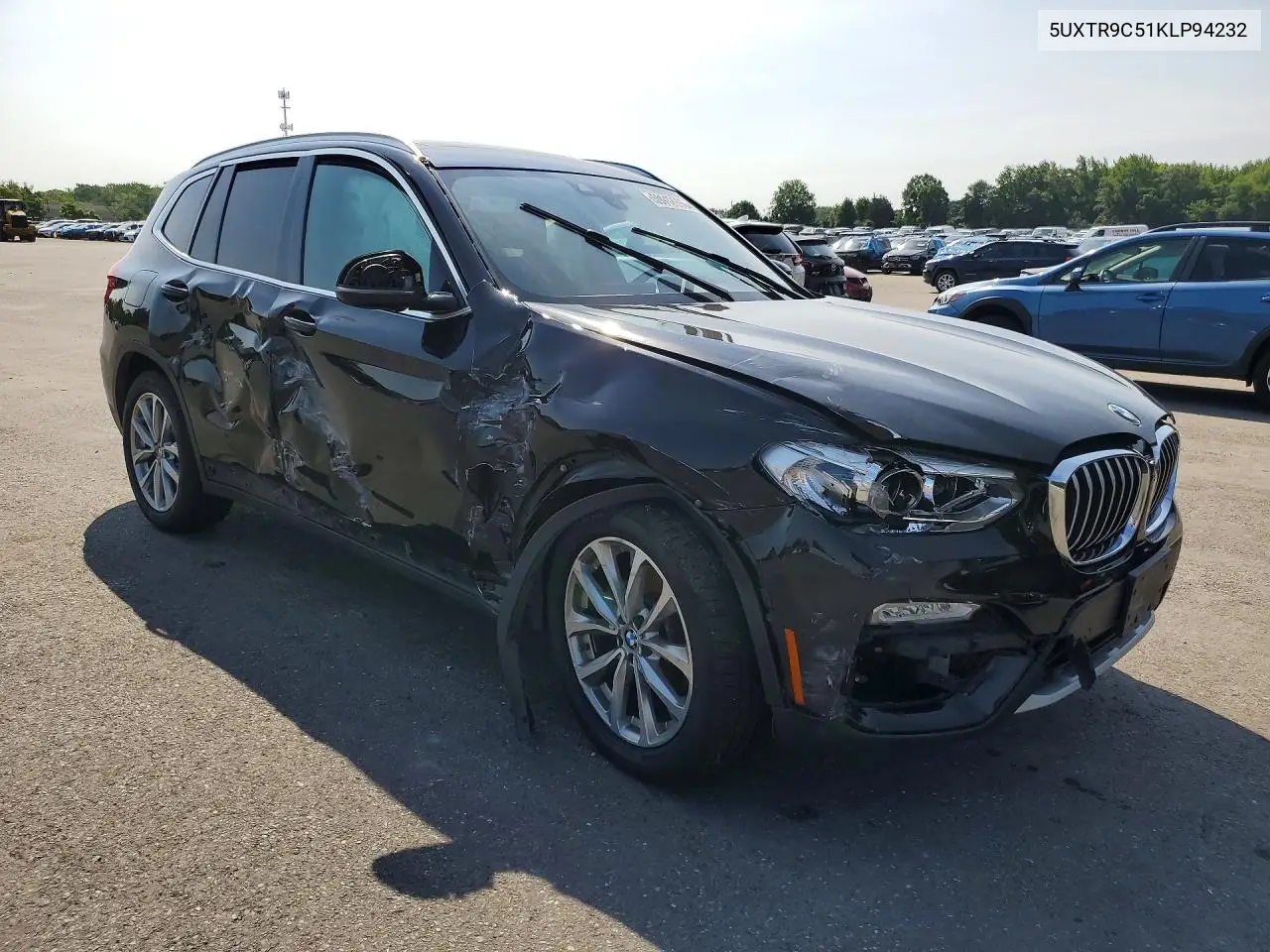 2019 BMW X3 xDrive30I VIN: 5UXTR9C51KLP94232 Lot: 59912996