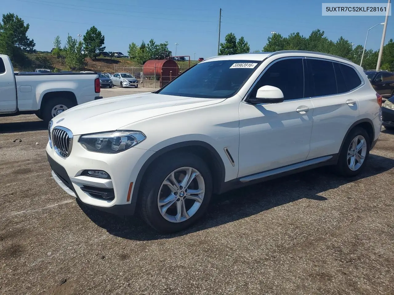 2019 BMW X3 Sdrive30I VIN: 5UXTR7C52KLF28161 Lot: 59963916
