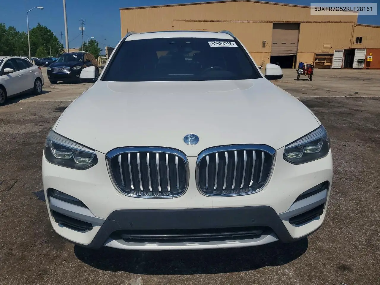 2019 BMW X3 Sdrive30I VIN: 5UXTR7C52KLF28161 Lot: 59963916
