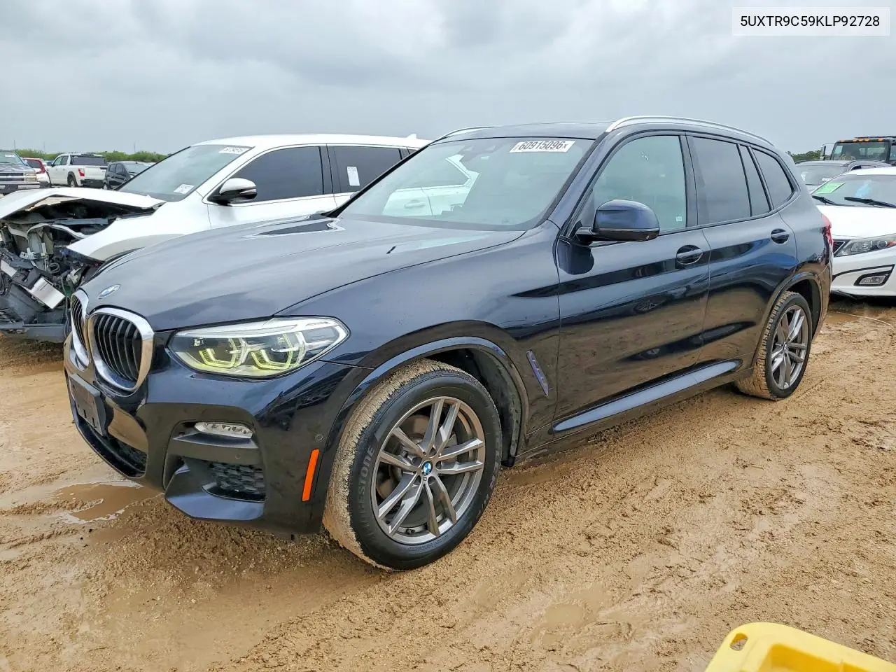 2019 BMW X3 xDrive30I VIN: 5UXTR9C59KLP92728 Lot: 60915096
