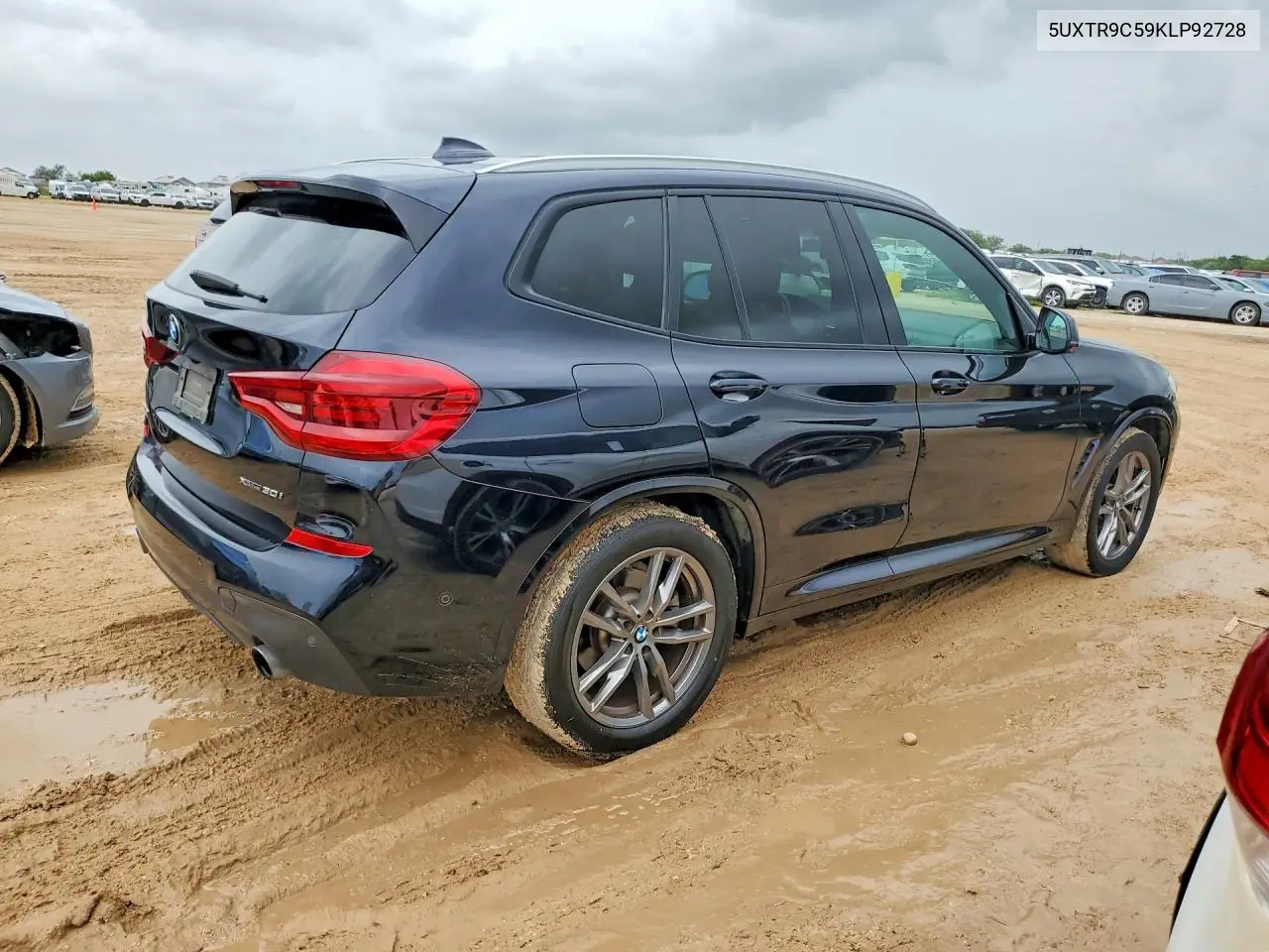 2019 BMW X3 xDrive30I VIN: 5UXTR9C59KLP92728 Lot: 60915096