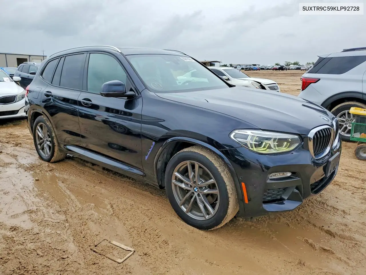 2019 BMW X3 xDrive30I VIN: 5UXTR9C59KLP92728 Lot: 60915096