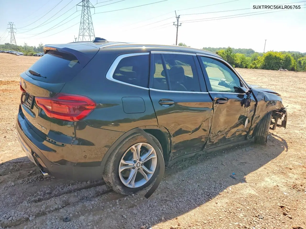 2019 BMW X3 xDrive30I VIN: 5UXTR9C56KLR06765 Lot: 61130176