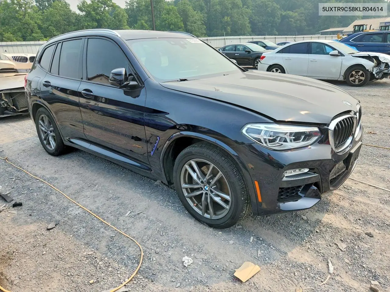2019 BMW X3 xDrive30I VIN: 5UXTR9C58KLR04614 Lot: 61206946