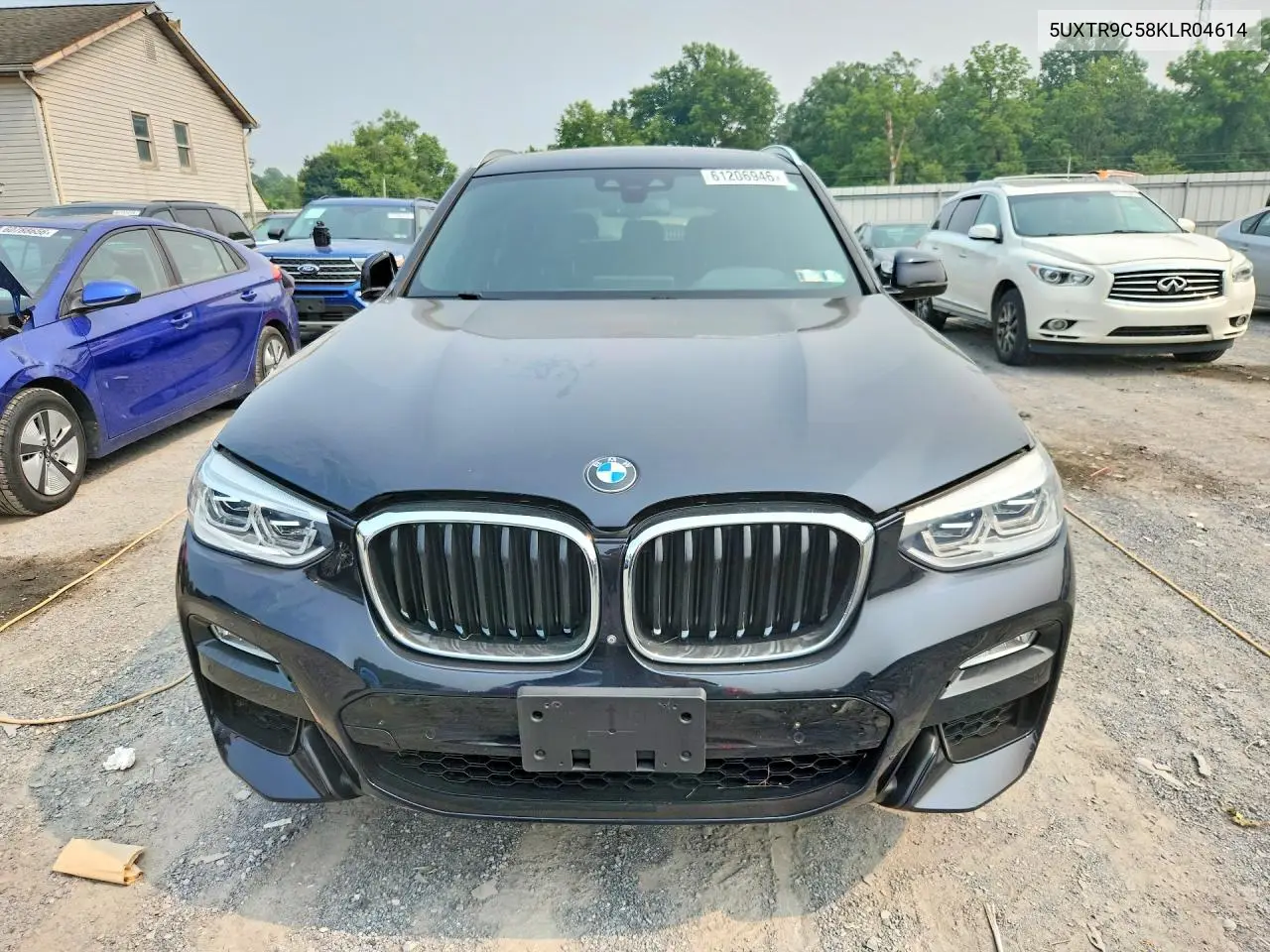 2019 BMW X3 xDrive30I VIN: 5UXTR9C58KLR04614 Lot: 61206946